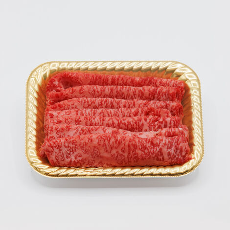 九州産黒毛和牛ロースうす切り　実物